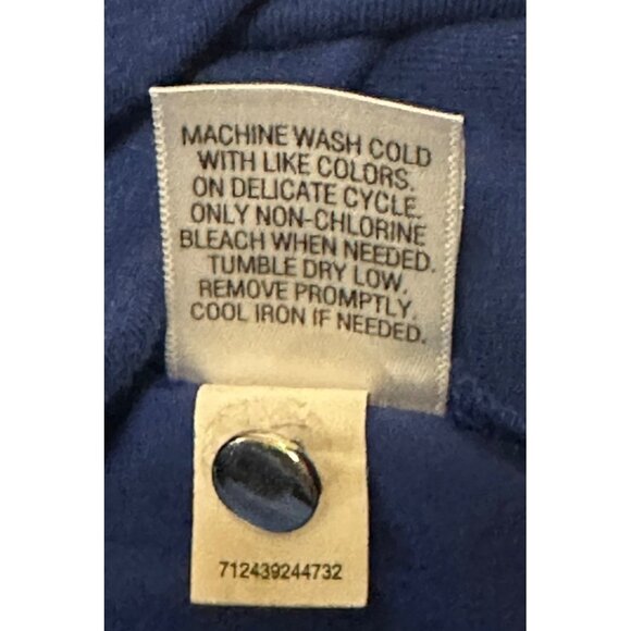 Croft & Barrow Stretch Blue Blouse Cotton Polyester Blend Women's Size SMALL - Picture 11 of 14